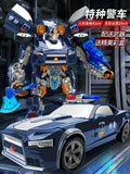 Toy 5 car robot king kong optimus prime model figure bumblebee kids 4 boys authentic puzzle