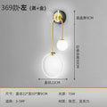 Wall lamp bedroom bedside lamp accessible luxury crown room decorative lamp casual modern aisle living room background wall lamp
