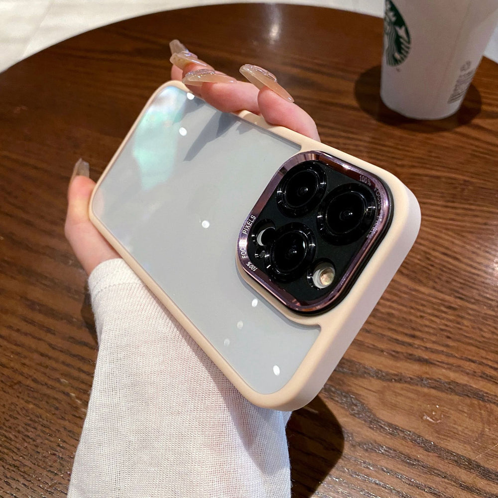 Golden shield compatible iphone 17 metal lens phone case, hardware eye protection, apple 16 full coverage drop-proof protective shell with magnetic attachment