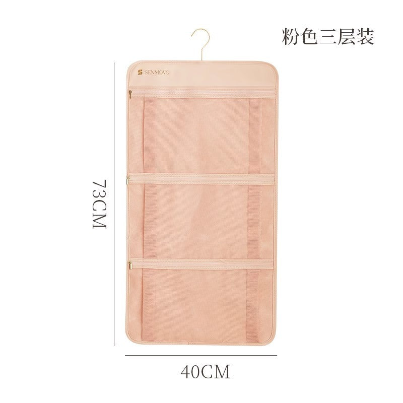 Socks storage hanging bag household wardrobe hanging underwear underwear artifact mesh pocket dormitory bedside sorting bag