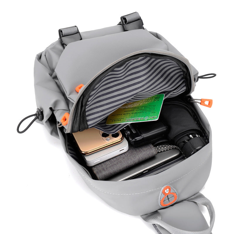 Breast bag, men's backpack, shoulder messenger bag, satchel bag, men's bag 2022 new boys' small casual trendy brand diagonal shoulder bag