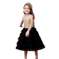 Custom-made girls' formal dresses, cake skirts, black swan tutu dresses, european and american style puffy skirts, children's birthday girl dresses