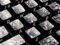 Carbon fiber side-engraved keycaps, 119 keys, compatible with wooting bee magnetic switch mechanical keyboards, pbt keycaps, universal fit