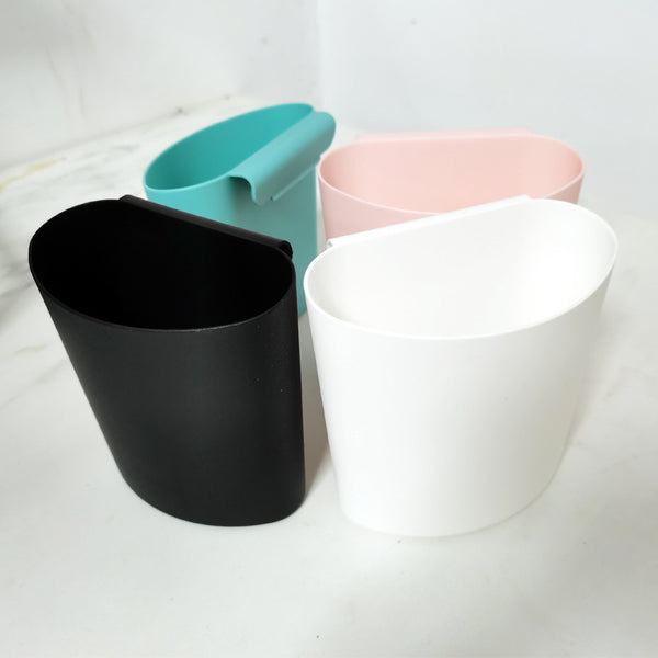 trolley rack sticker small hanging basket storage basket kitchen tableware sundries small hanging bucket plastic desktop trash can