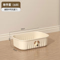 Miscellaneous storage box dormitory desktop storage box toy cream style cosmetics storage box snack plastic storage box