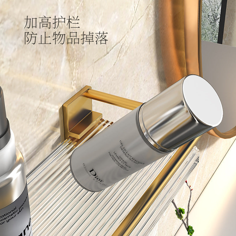 Toilet bathroom rack non-punching acrylic toilet toilet toilet washstand wall towel rack storage
