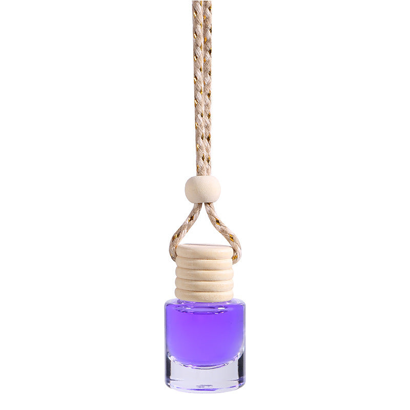 Car perfume pendant, car interior aromatherapy ornament, wooden car accessory, premium aromatherapy essential oil, long-lasting subtle fragrance