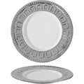 Insaccessible luxury ceramic western food plate scandinavian relief restaurant for home steak plate fruit dessert plate model room plate