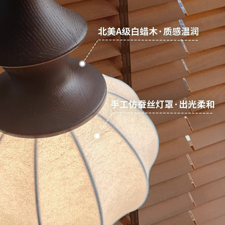 French retro medieval bedroom chandelier dining room bar light premium sense book room solid wood wabi sandy wind zen lighting