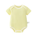 Triangle romper baby short sleeve one-piece bodysuit thin summer unisex infant snap-crotch outfit newborn printed