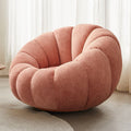 Lazy sponge sofa pumpkin chair single cream bean bag for home bedroom living room small apartment balcony lounge chair