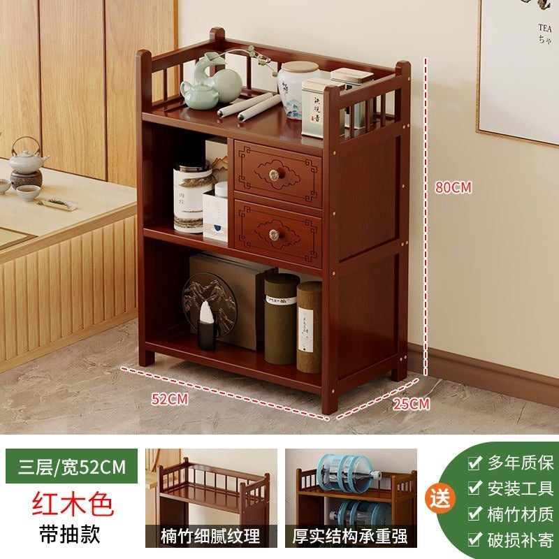 New chinoiserie bogu rack small tea cabinet tea set storage rack tea display rack tea rack tea room tea cabinet ornaments