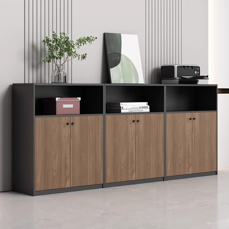 Modern wooden file cabinet office partition low cabinet combination wall-mounted office cabinet with lock storage cabinet office cabinet