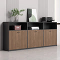 Modern wooden file cabinet office partition low cabinet combination wall-mounted office cabinet with lock storage cabinet office cabinet