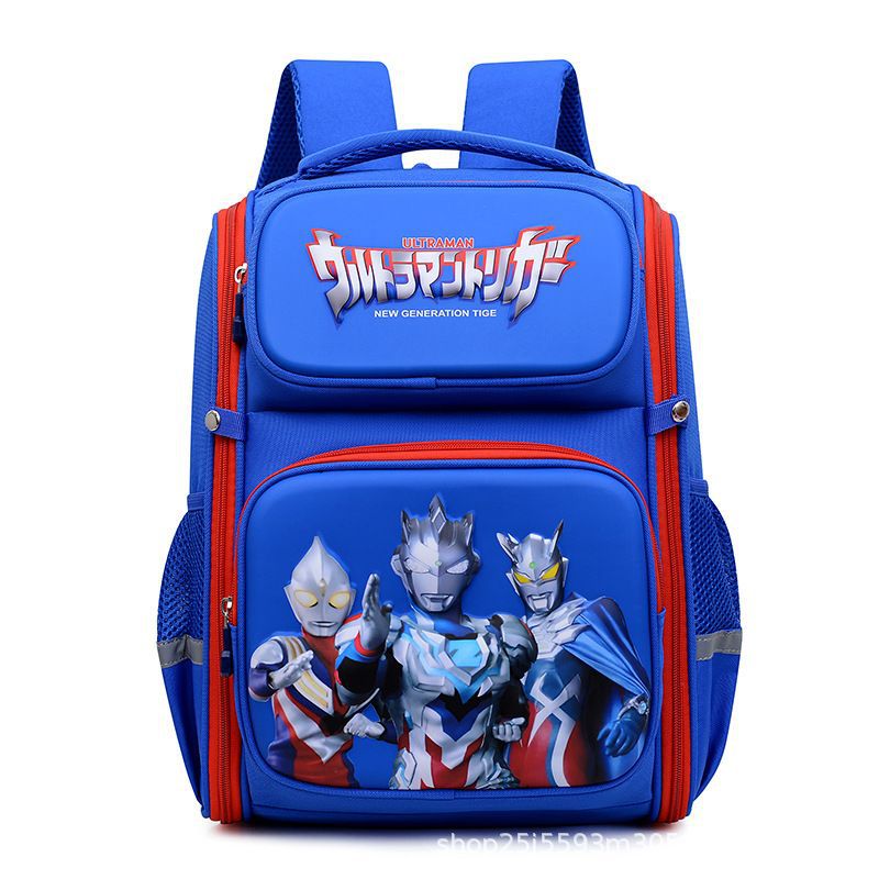 School bag for primary school students, grades 1-3, men's and women's cartoon animation children's space bag, large-capacity load-reducing spine backpack