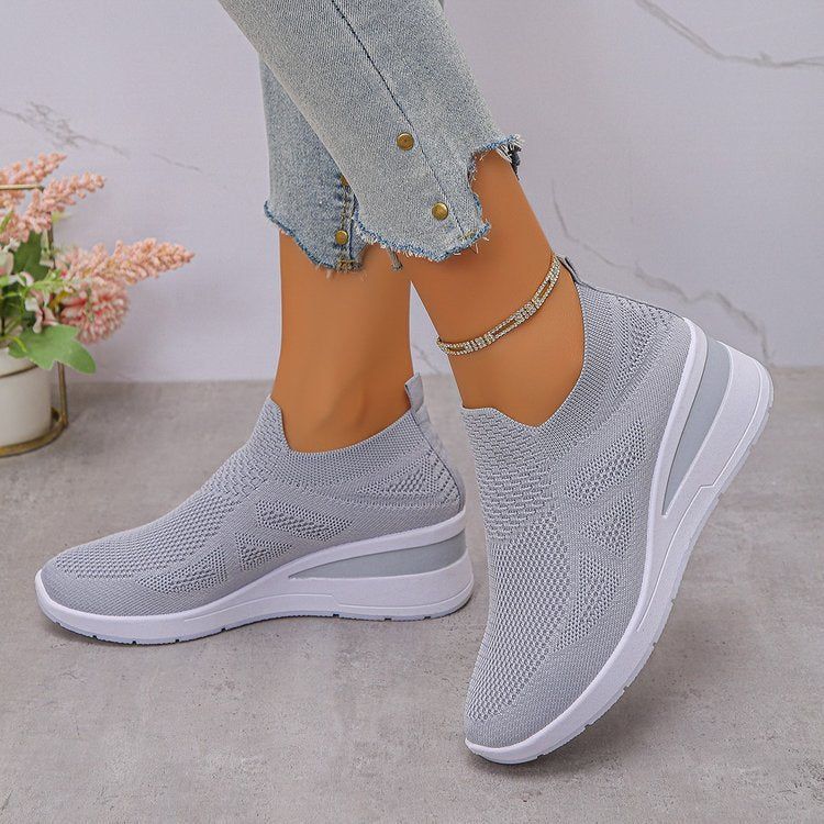 spring/autumn new arrival: plus-size wedge heel single shoes for women, sizes 36-43. wholesale available. dropshipping to  and