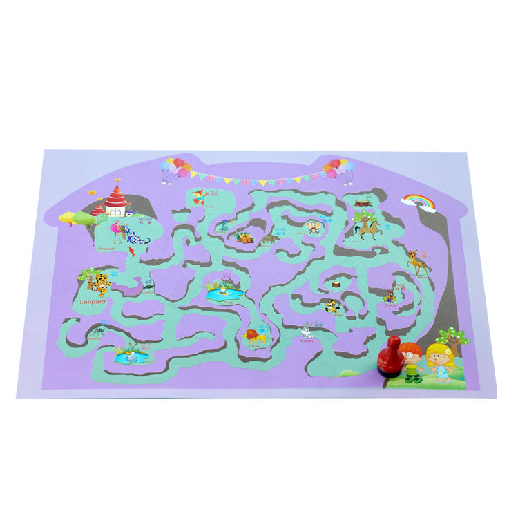 Magnet walking maze, technology small production small experiment puzzle play teaching aids popular science children DIY handmade creative early education