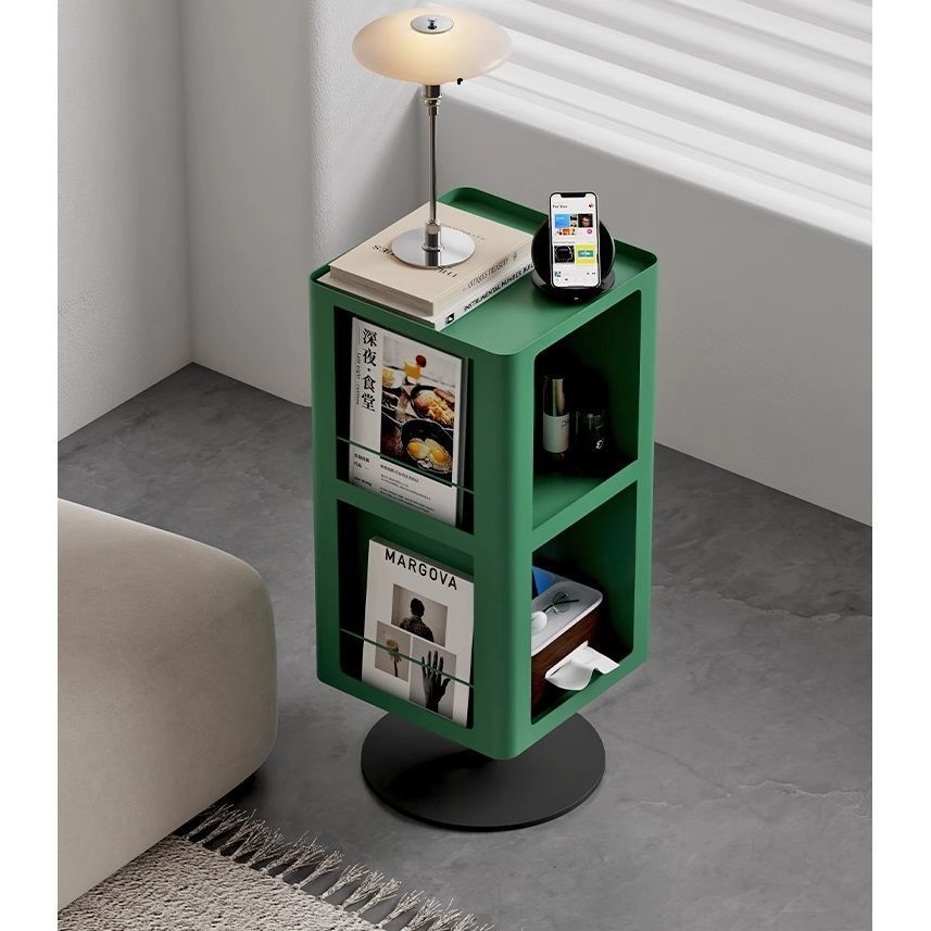 Sofa side table, side cabinet, living room rotate magazine side cabinet, storage cabinet, bedroom bedside table, bookshelf, storage rack