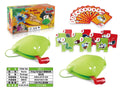 hot-selling frog mouth tongue-out mask lizard playing cards interactive tabletop game cards educational toys wholesale