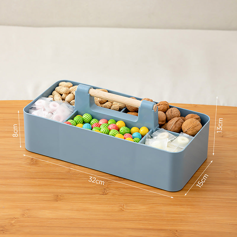 Nut dried fruit box Household simple multi-grid candy box Living room coffee table Large capacity snack storage box