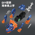 new arrival egg-shaped dinosaur deformation disassembly and assembly triceratops tyrannosaurus rex eyes can light up kids boys toys