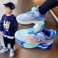 Boys' athletic shoes -  spring/autumn new collection - kids' basketball shoes with rotating buckle - boys' running shoes - girls' chunky sneakers