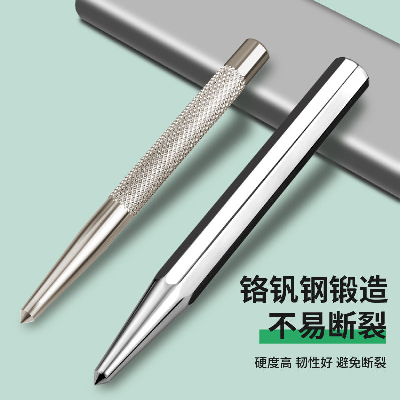 Baolian Center Punching Cone Sample Punching Tip Punching Fitter Drilling Center Positioning Punch Professional Grade Alloy Chisel Punch