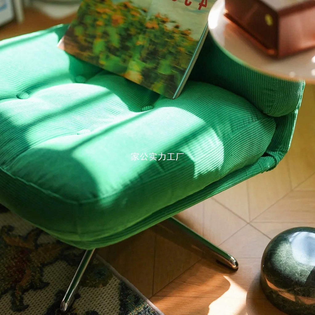 Bauhaus modern simple living room single lazy sofa rotatable small apartment bedroom balcony lunch lounge chair