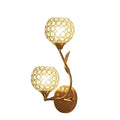 Postmodern minimalist crystal wall sconce - nordic light luxury living room background wall, stairway, aisle, corridor, bedroom bedside lamp