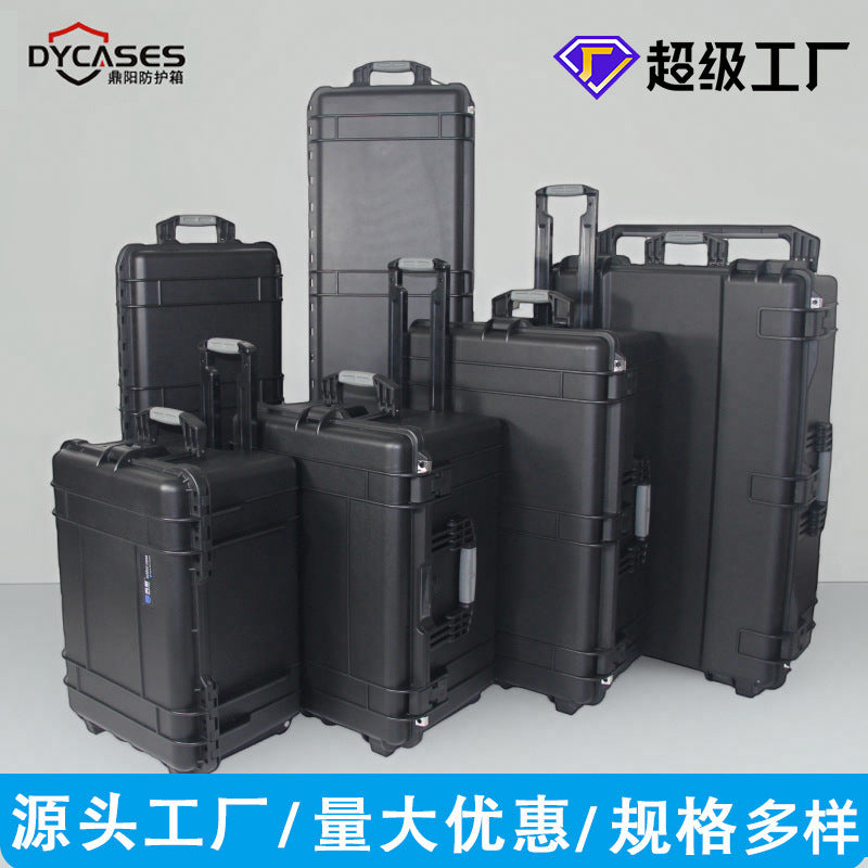 waterproof and anti-drop safety box, special storage box for instruments, thickened engineering plastics, support EVA panel processing