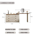 120 drawer cabinet + 120 dressing table + black column mirror combination