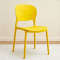 Plastic chair thickened backrest dining chair dining table for homeaccessible luxuryclassy sense negotiation stool stackable catering commercial