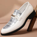 New plus size patent leather casual shoes - european & american style, pointed toe, trendy men's shoes for stylists, business & formal wear