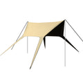 Vinyl canopy tent outdoor camping equipment camping portable foldable awning windproof sun protection swallowtail butterfly shape