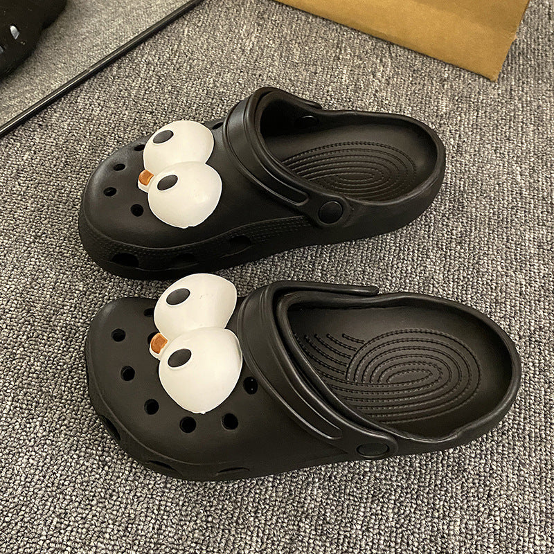 Super cute cartoon clogs for women, perfect for summer wear. new for 2023, these adorable, lightweight, and non-slip eva slippers are ideal for indoor use and feature a closed-toe design