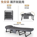 Folding bed - single, portable, for home, naps, hospitals, outdoor camping, and office lounging