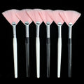 Fan-shaped powder brush, pink bristle fan-shaped brush, essential oil brush, fruit acid brush, powder bristle fan-shaped facial mask brush, essence water brush