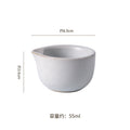 Retro ceramic small flavor dish restaurant hotel for home dipping snack dish hot pot cold dish side dish seasoning soy sauce dish