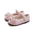 spring/autumn korean style new girls' leather shoes, export order, princess flats, children's velcro performance dance shoes