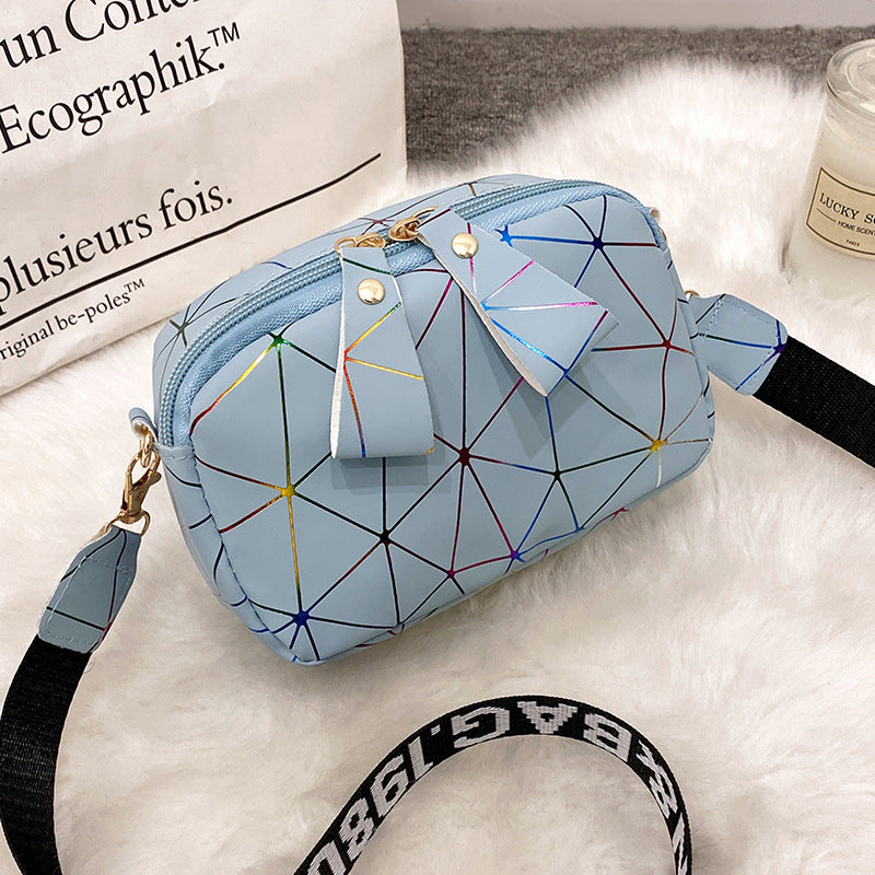 Girls cosmetic bag 2022ladies bag  bag women's bag printed wide shoulder strap small bag women's messenger bag