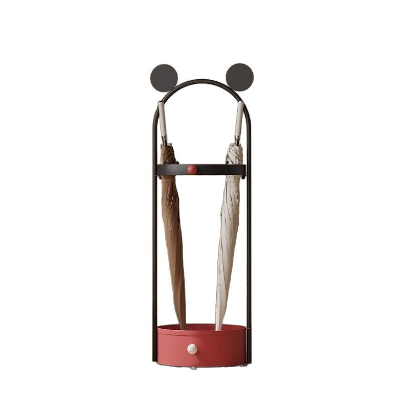 Household umbrella storage rack, door umbrella artifact, iron umbrella placement drain rack, casualclassy hanging umbrella rack