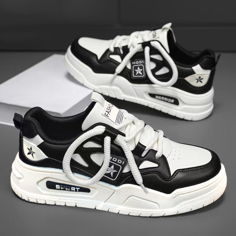 Men's pilot one air force white sneakers, 2026 new spring collection, youth skate shoes, chunky sole athletic shoes for men