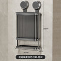 Kitchen suction cup knife holder rack 2025 new household wall-mounted integrated knife organizer with drainage knife stand and kitchen knife rack