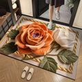 rose diatom mud floor mat bathroom absorbent mat entrance door mat bathroom door quick-drying mat non-slip foot mat