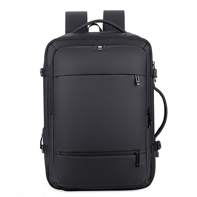 Cross-border new expansion anti-splashing large-capacity luggage backpack men's computer bag fashion business travel backpack