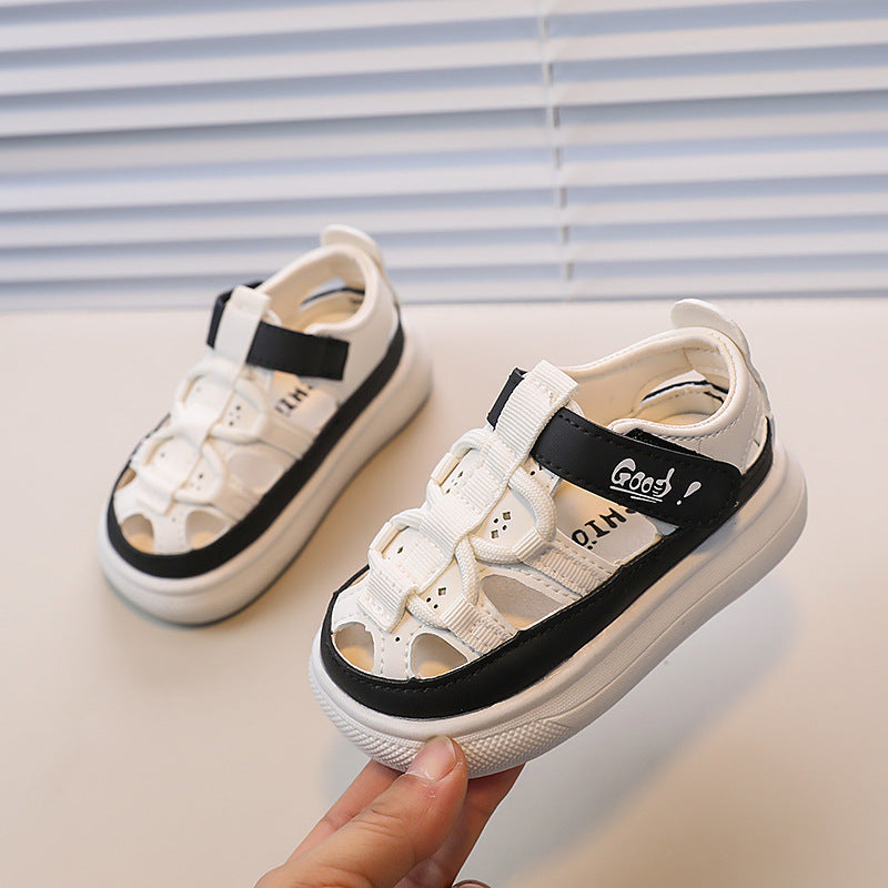 Summer new arrivals: korean style hollow-out sandals & sneakers for boys (ages 1-6) - trendy casual shoes & beach shoes