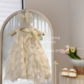Korean girls' dresses -  summer collection: stylish princess dresses for kids, trendy baby sundresses with straps