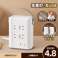 Vertical socket panel multi-hole office power strip for home tower type with night light multi-function power strip with usb multi-purpose
