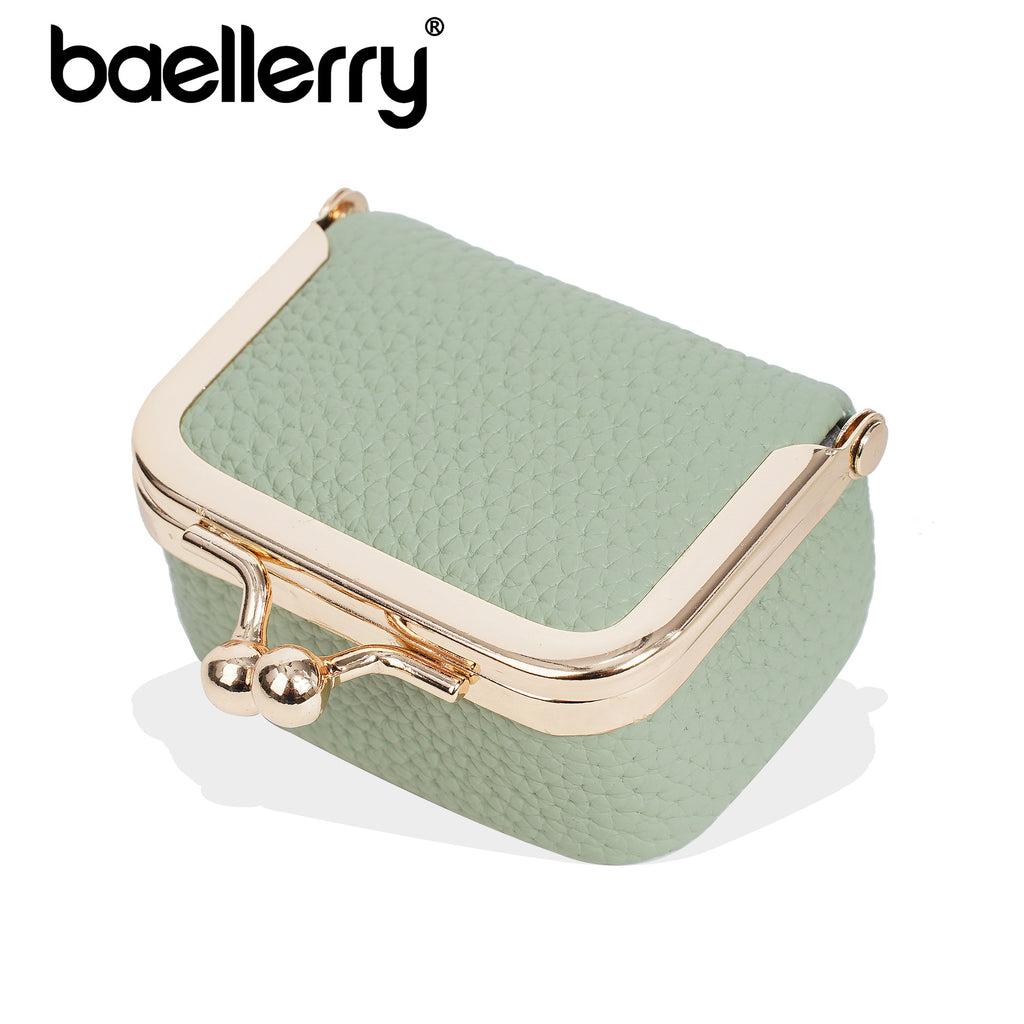 New leather mini bag wallet women's ring earrings jewelry storage box earphones coin mouth gold bag change bag