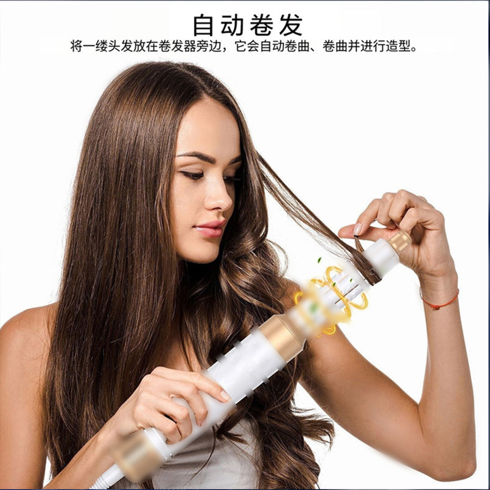 new arrival high-speed hair dryer five-in-one hot air comb hair curling iron curling straight hair dual-purpose electric hair styling comb